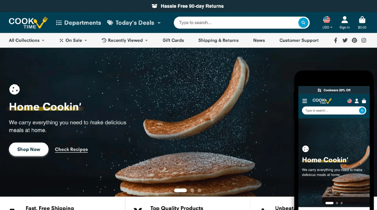 CookTime Shopify B2B Theme