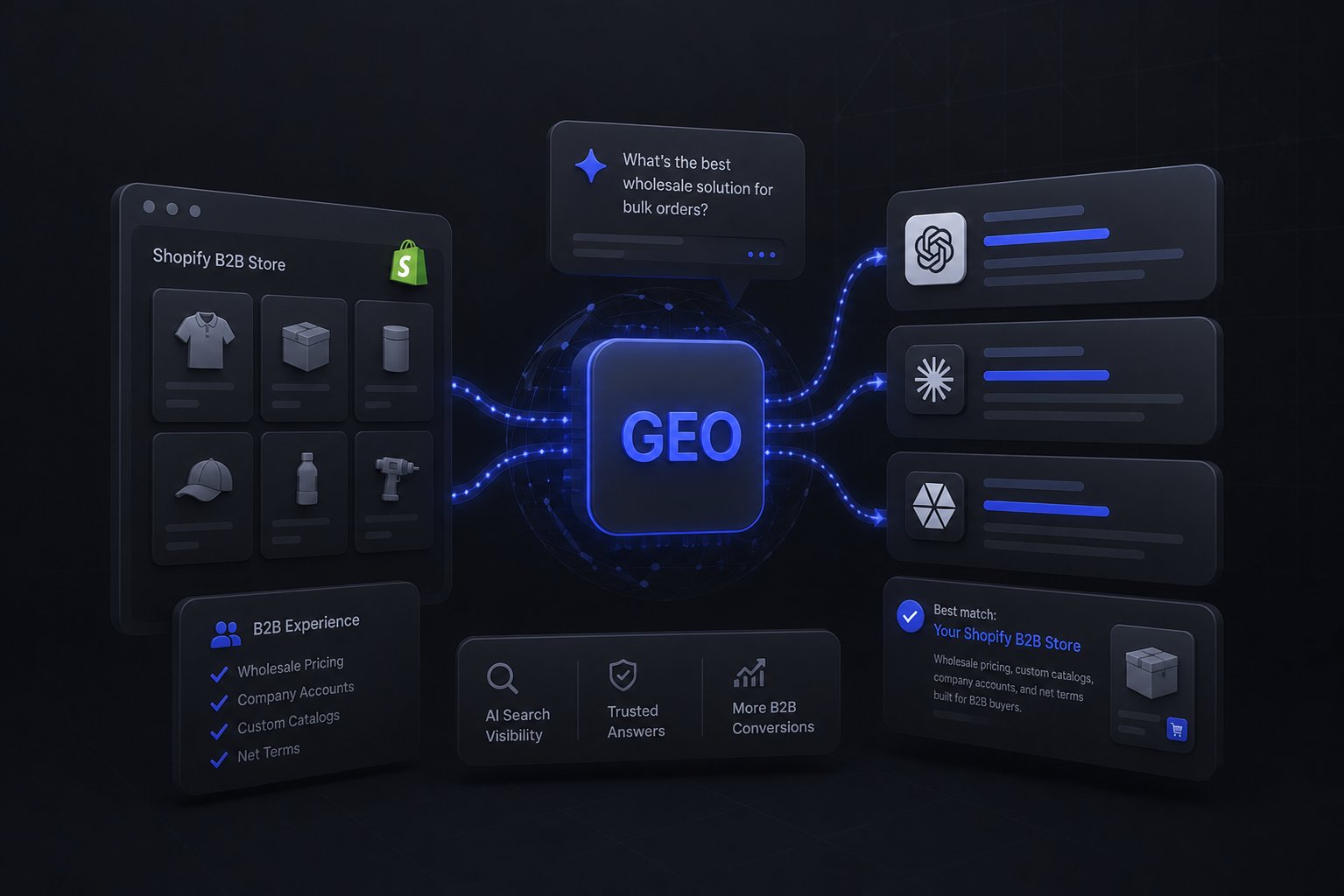 Generative Engine Optimization for Shopify B2B: How to Get Found by AI
