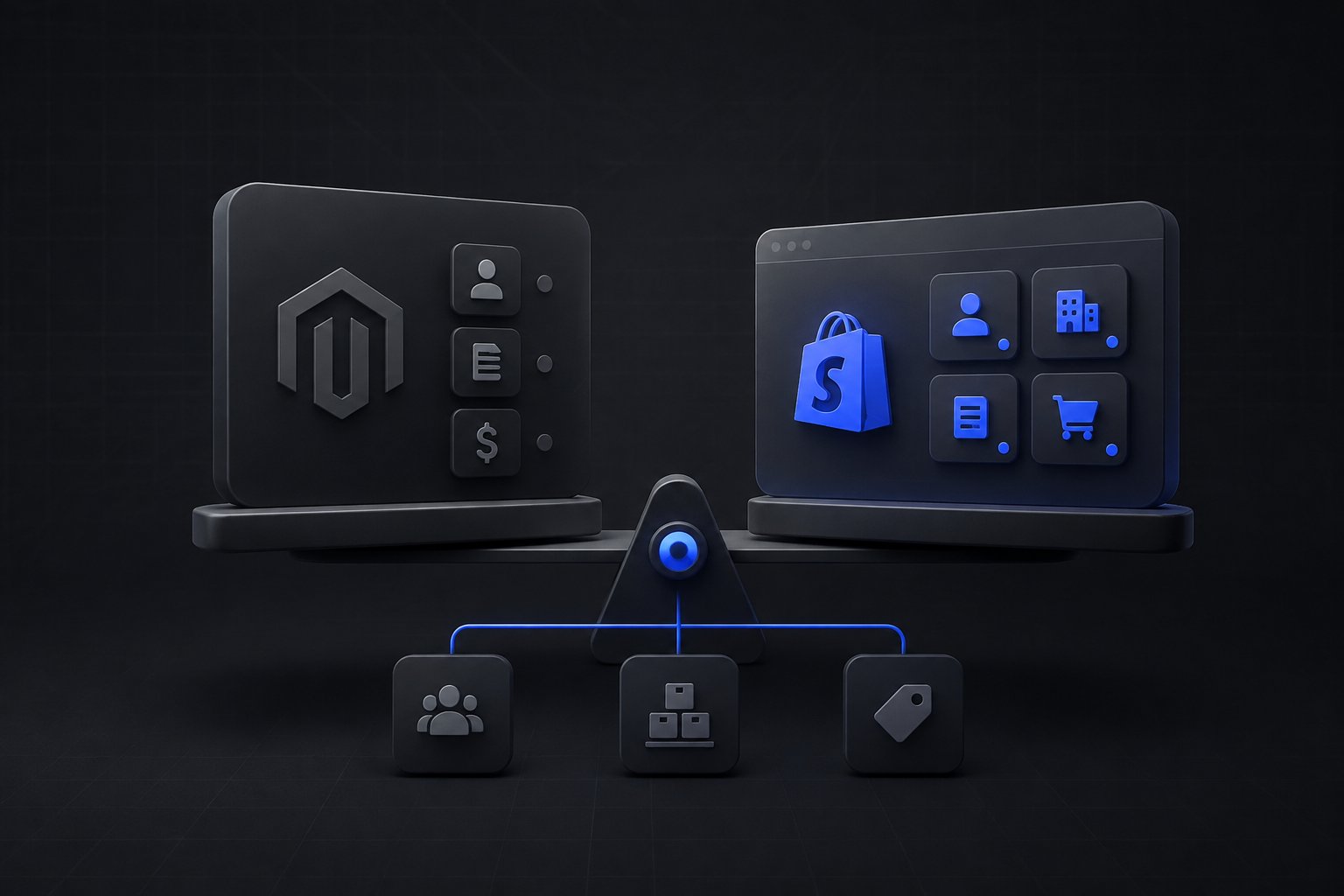 Magento vs. Shopify Plus for B2B: Company Accounts, Custom Pricing & Wholesale Features Compared