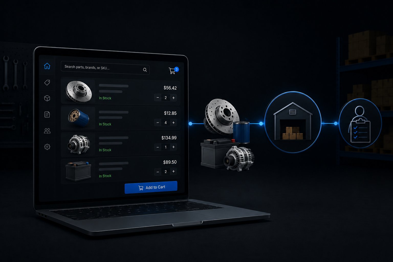 Auto Parts Inventory Management: How Distributors Sell Online