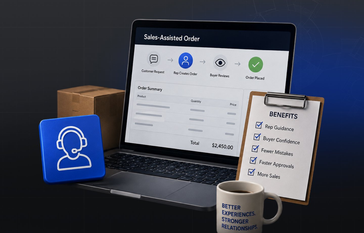 How Sales-Assisted Orders Work in B2B Commerce