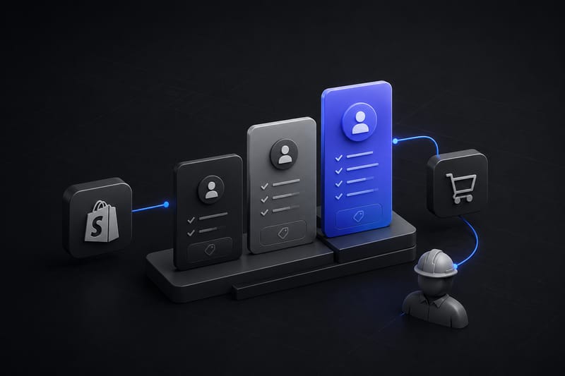 Contractor Pricing & Account Tiers on Shopify