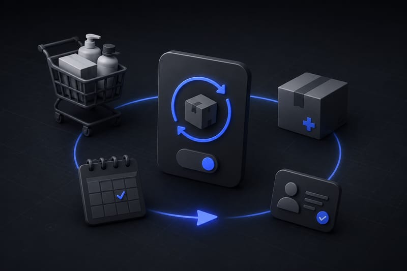 Reorder & Subscription Workflows for Disposables and Consumables