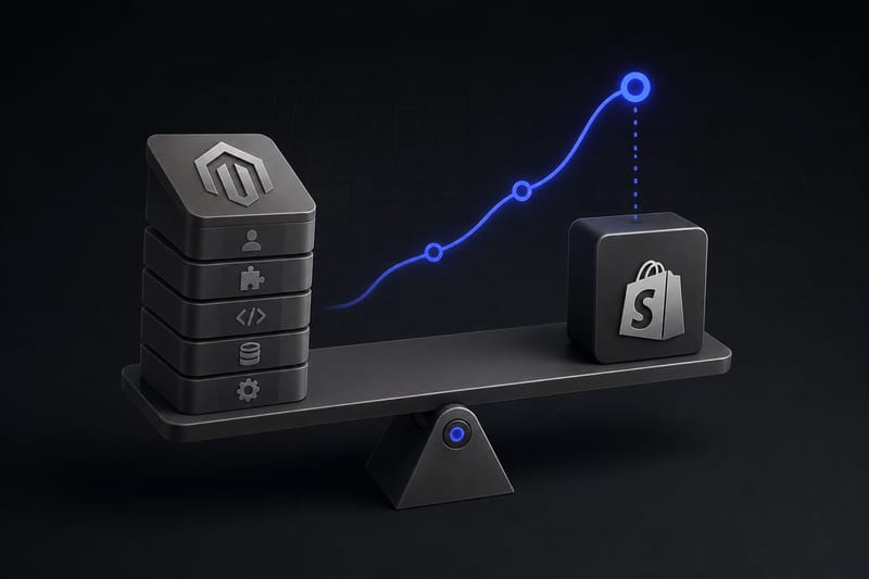 Magento Vs. Shopify Plus: the Real 3-Year Total Cost of Ownership for B2B Sellers