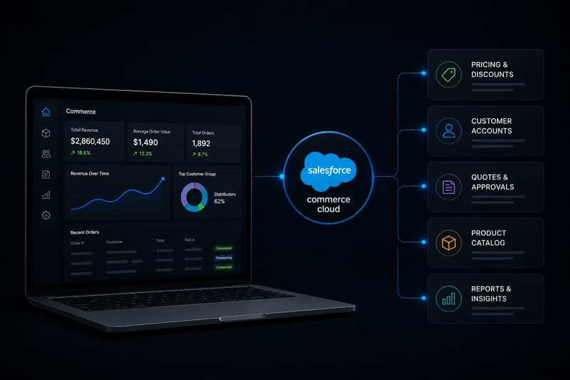 Salesforce Commerce Cloud Pricing: What B2B Brands Pay and What They Get