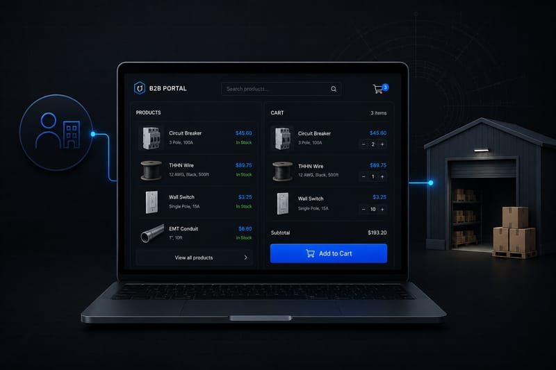 How Electrical Distributors Are Building B2B Online Ordering Portals