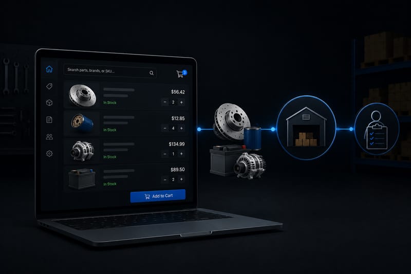 Auto Parts Inventory Management: How Distributors Sell Online