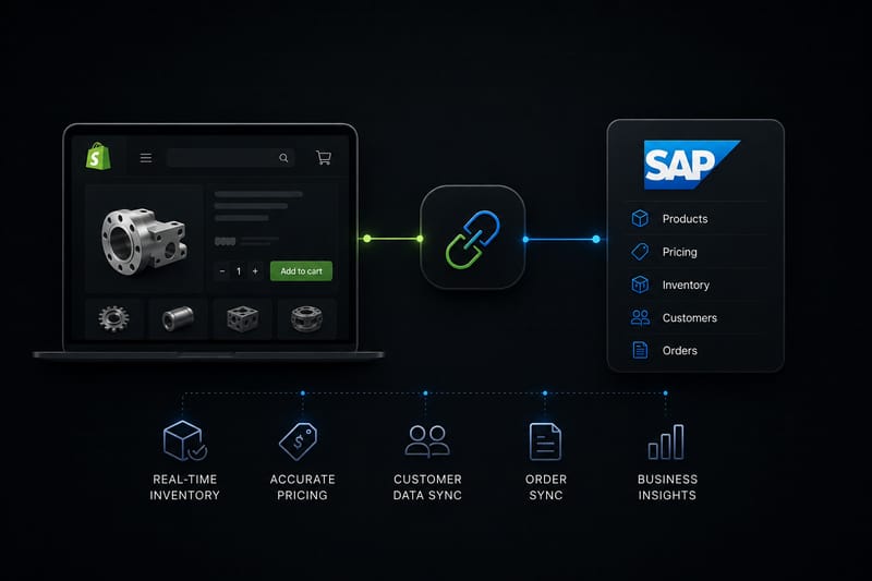 Shopify SAP Integration: How Manufacturers Connect SAP to Their Online Store