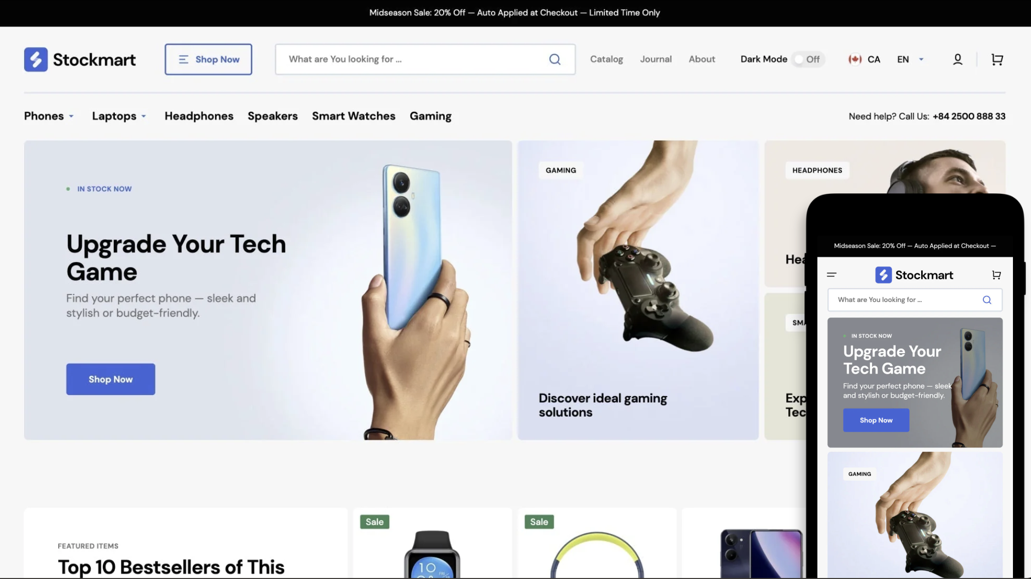Stocksmart Shopify B2B Theme