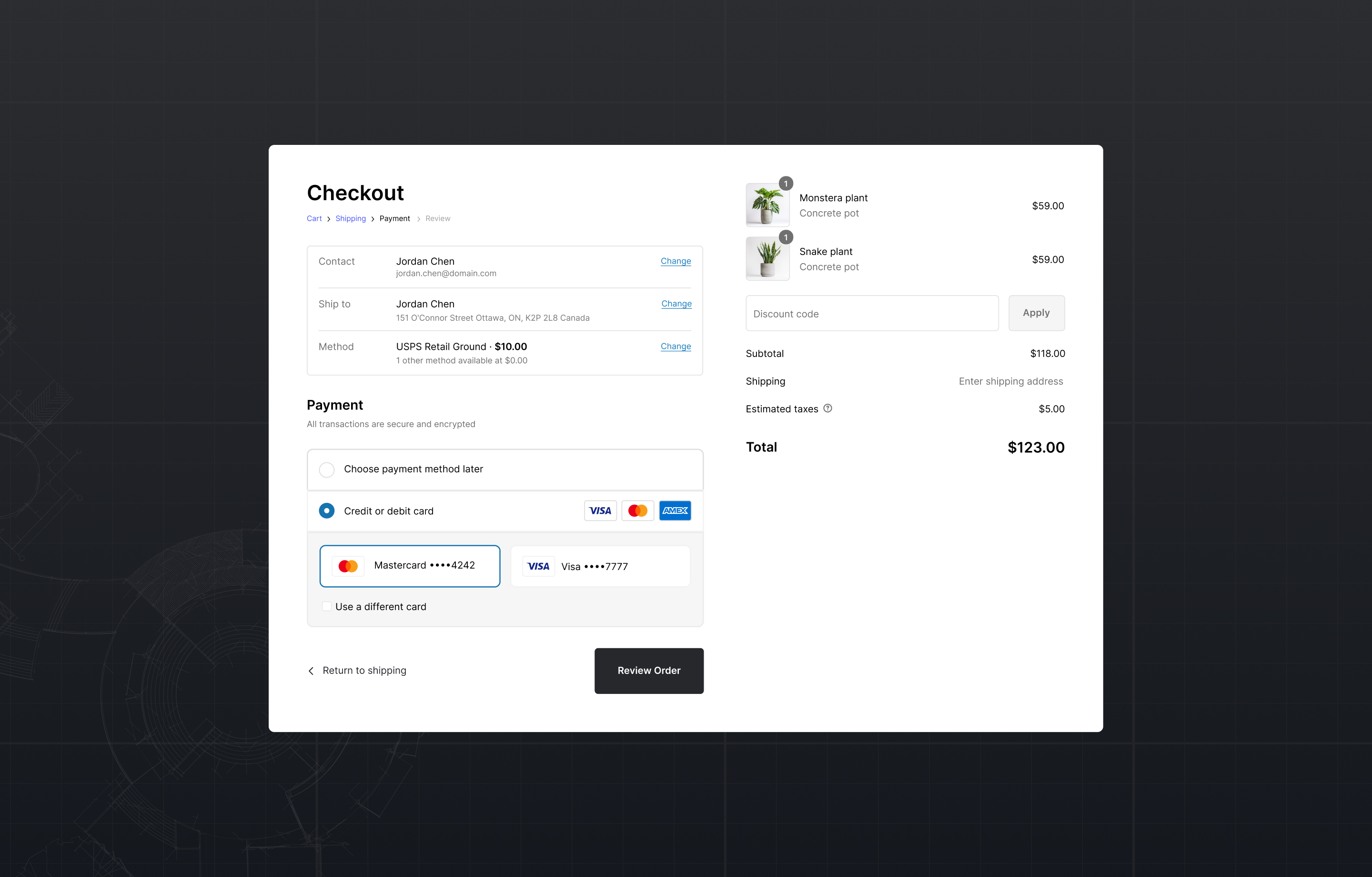 Shopify Plus B2B Checkout